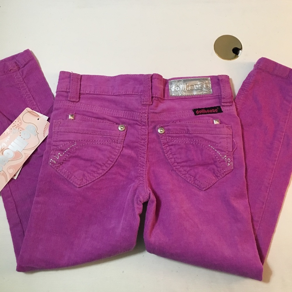 Girls purple dollhouse pants! Size 5